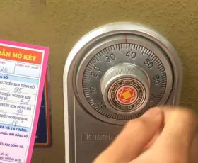 Két sắt mật khẩu: mã mặc định, cách cài, dò và lấy lại khi bị quên