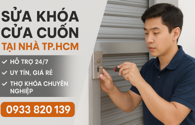  Sửa Khóa Cửa Cuốn Tại Nhà TP.HCM – Nhanh Chóng, Uy Tín, Giá Tốt