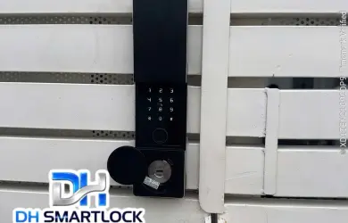 Lắp Đặt Khóa Cửa Sắt Vân Tay Cho A Hùng  Nhà Bè