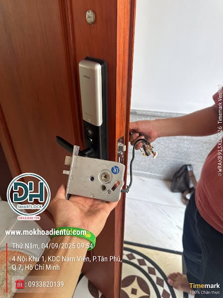 Cửa Hafele không mở được dù nhập đúng mật khẩu – kiểm tra motor và chốt