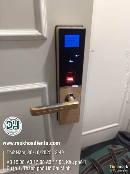 Khóa điện tử nhập đúng mật khẩu nhưng cửa không mở