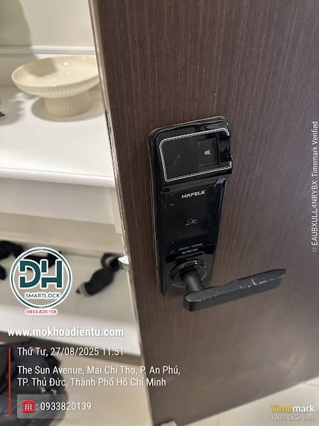 Các lỗi thường gặp trên khóa Hafele: cửa Hafele không mở được, khóa kẹt, báo pin yếu