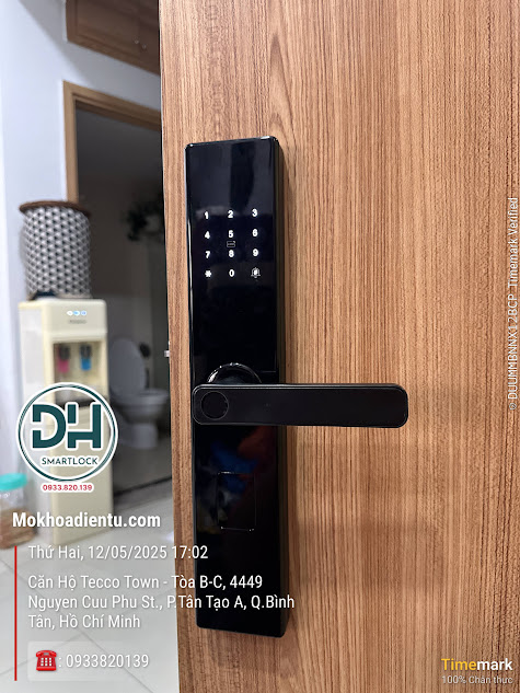 Khóa vân tay cho căn hộ chung cư bình tân 