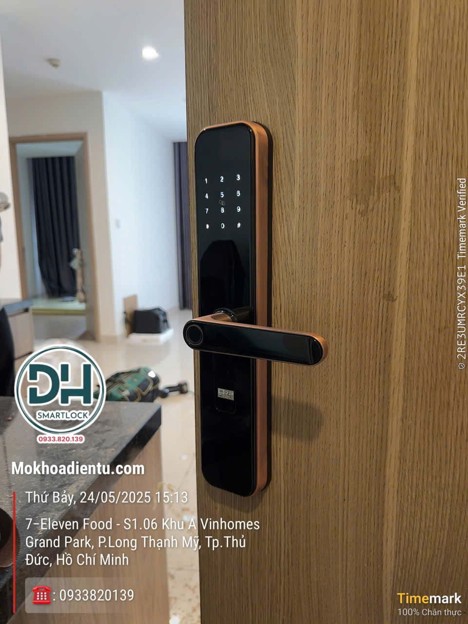 Lắp khóa vân tay ở quận 9 vinhomes