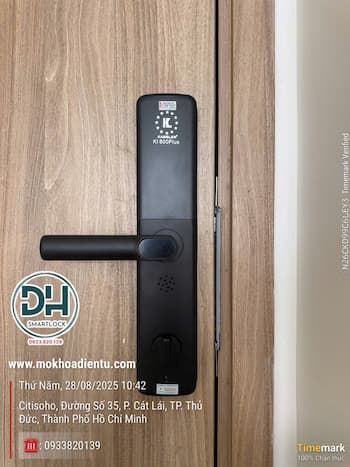 Lắp đặt khóa điện tử căn hộ Citi Soho Thủ Đức
