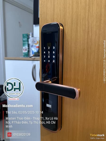 Thợ lắp khóa vân tay tại Thảo Điền nhanh chóng, hạn chế khoan đục