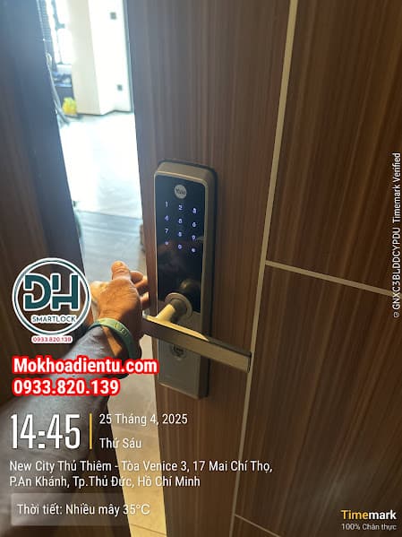 Sửa khóa điện tử New City Thủ Thiêm Mai Chí Thọ Quận 2