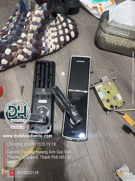 Sửa khóa samsung chung cư giai việt quận 8