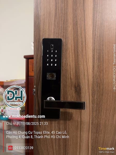 Thợ sửa khóa vân tay điện tử Quận 8 tại nhà