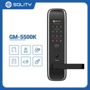 Khóa Cửa Thẻ Từ Solity GM-5500k Hàn Quốc