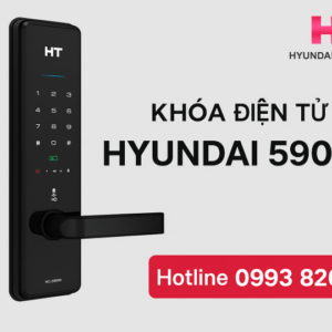 Khóa Hyundai HT HDL-5900SK – Mở Khóa Thẻ Từ, Mật Khẩu, App HT Home