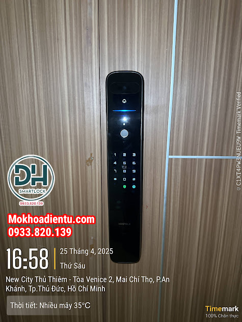 Mở khóa Hafele bằng vân tay thông minh