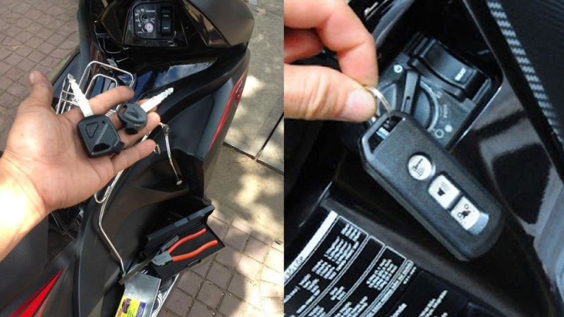 Quy trình các bước thay ổ khóa xe Air Blade tại nhà