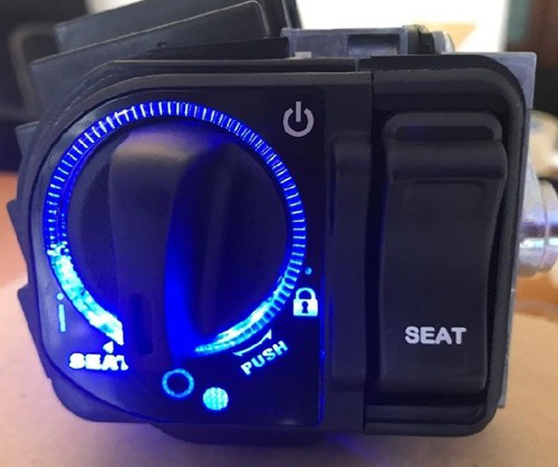 Tìm hiểu về cấu tạo và cách thay ổ khóa xe máy smartkey 3 Cụm ổ khóa và núm xoay điện